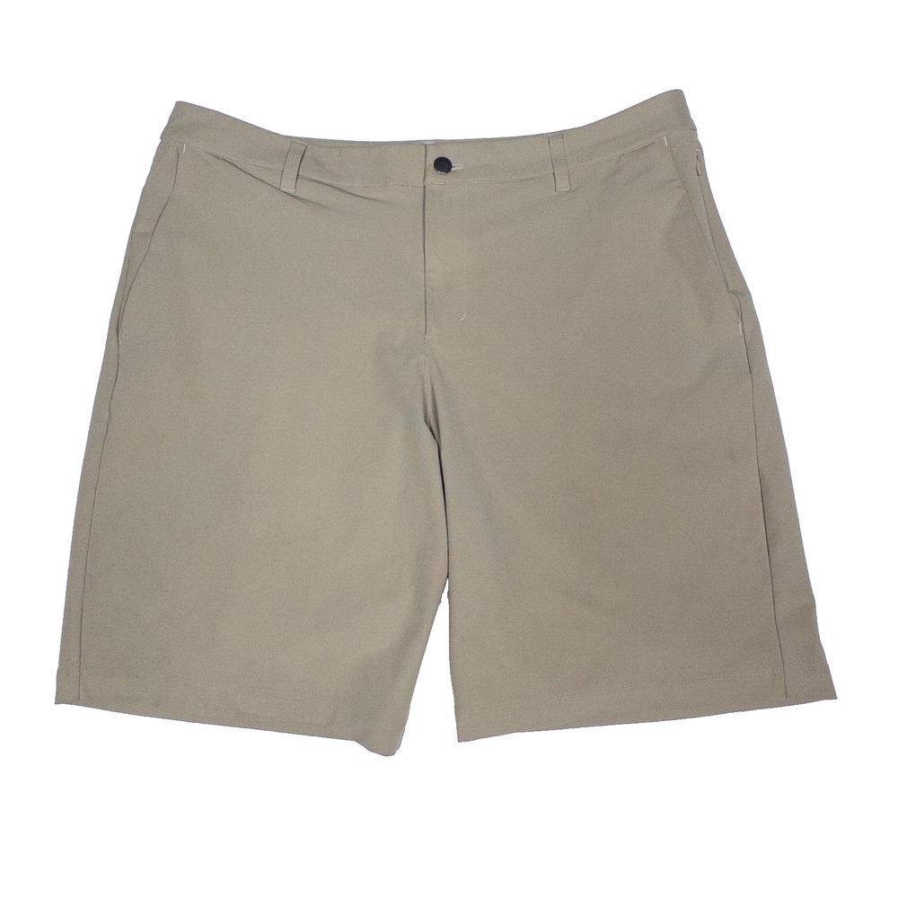 Lululemon Men's Commission Short Size 36  Relaxed Warpstreme‎ 11" Khaki - FLAW